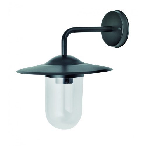 Viokef CAMPANA black outdoor wall lamp