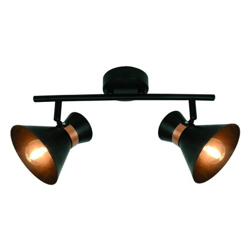 Viokef KELLY black ceiling lamp