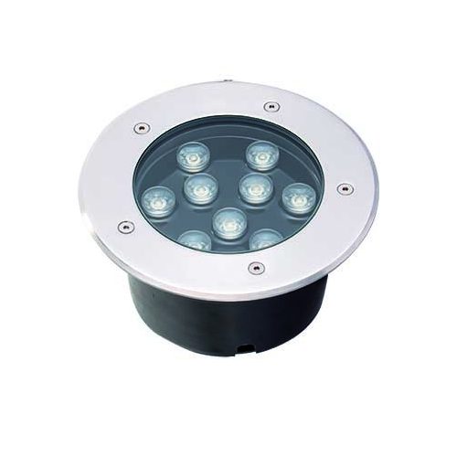 Viokef LOTUS silver outdoor recessed lamp