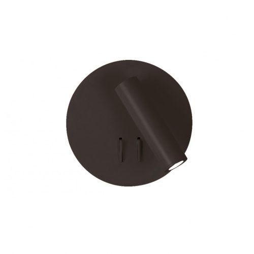 VIOKEF Wall Lamp Led Black Round Moby - VIO-4188201