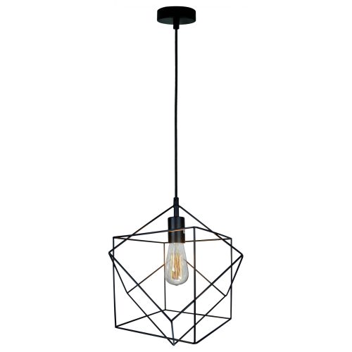 Viokef CUBE black pendant