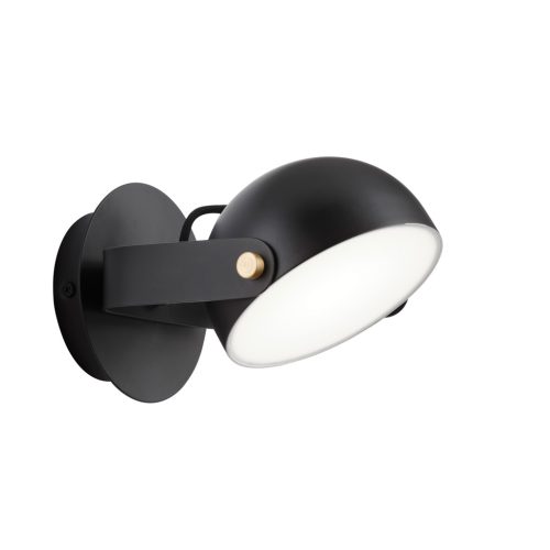 Viokef HEMI black wall lamp