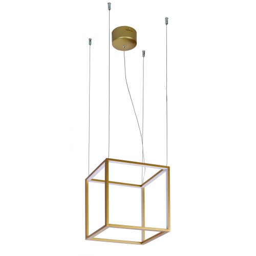 VIOKEF Pendant Light L:300x300 Gold Cube - VIO-4207000