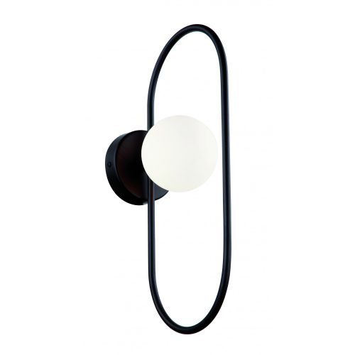 Viokef FANCY black wall lamp