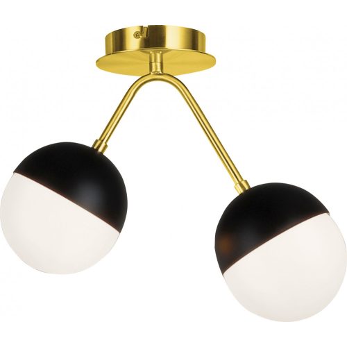 Viokef Orbit black ceiling lamp