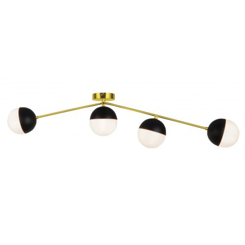 Viokef Orbit black ceiling lamp