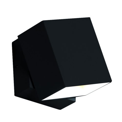 Viokef Quadro black wall lamp