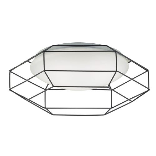 Viokef Monte black ceiling lamp