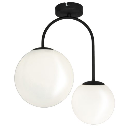 Viokef Anouk black ceiling lamp