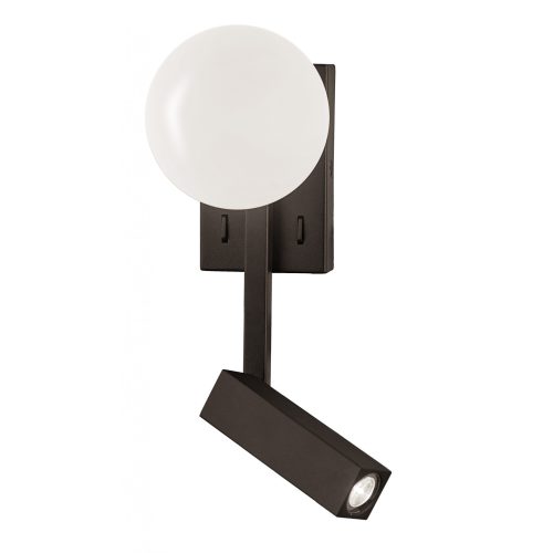 Viokef REFLECT black wall lamp