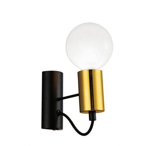 Viokef Volter black wall lamp