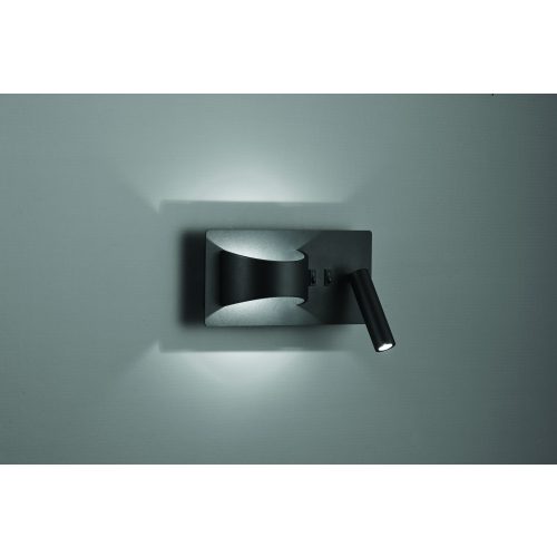 Viokef Jake black wall lamp