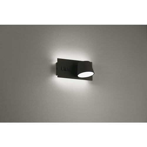 Viokef SAM black wall lamp