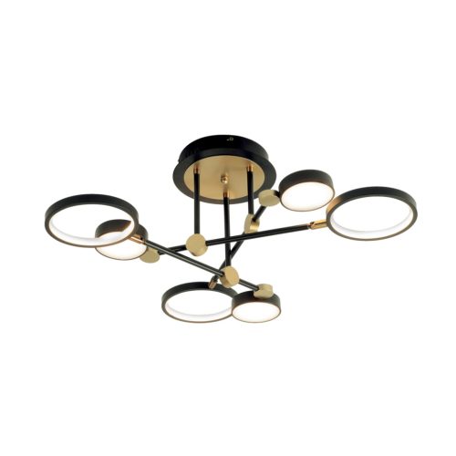 Viokef PERSA black ceiling lamp