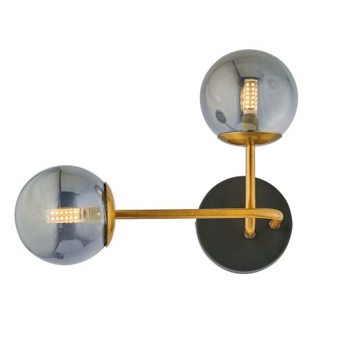 Viokef FIORE black wall lamp