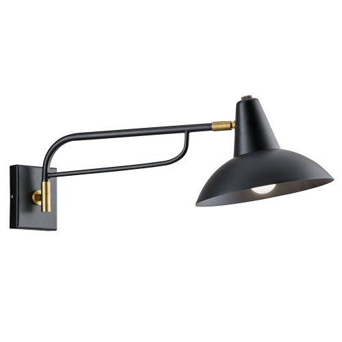 Viokef JAMES black wall lamp