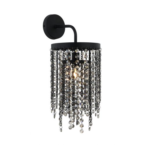 Viokef Julianna black wall lamp