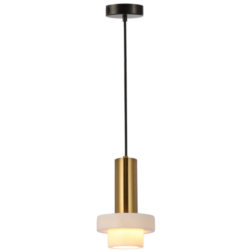 VIOKEF Pendant Lamp Gold+White H:230 Marble - VIO-4266000