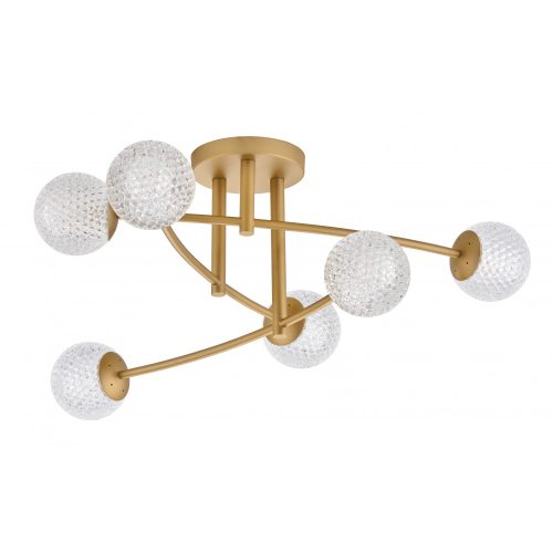 Viokef DIAMOND gold ceiling lamp