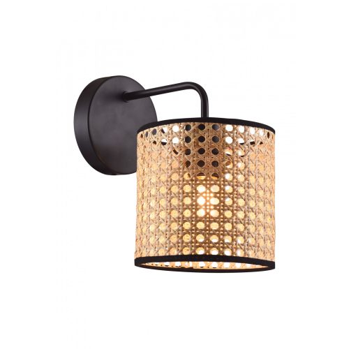 Viokef GHEISA black wall lamp