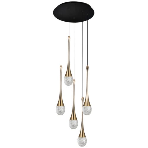 Viokef STAR LIGHT black chandelier