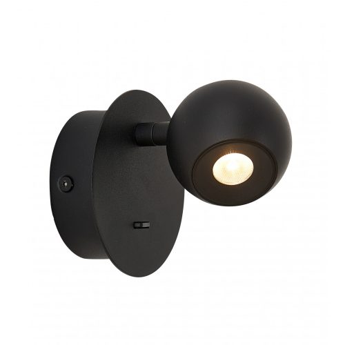 Viokef SEBASTIAN black wall lamp