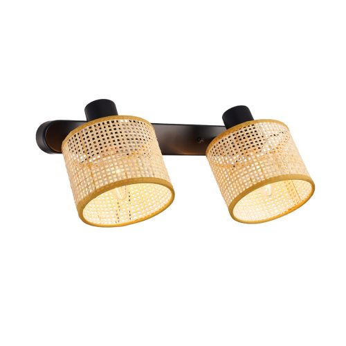 Viokef ERICA black wall lamp