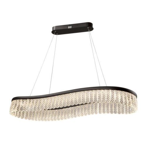 Viokef CRYSTAL black chandelier