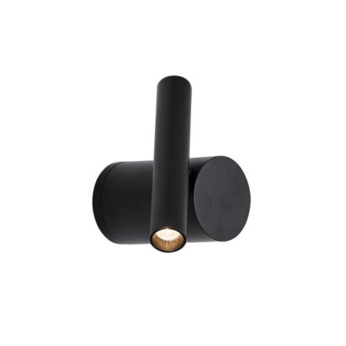 Viokef PLANET black outdoor wall lamp