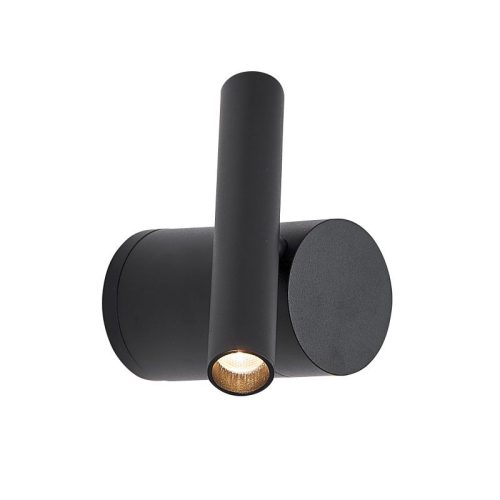 Viokef PLANET black outdoor wall lamp