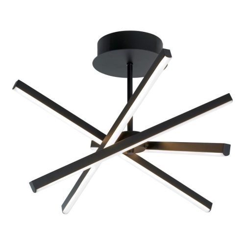 Viokef RAY black ceiling lamp