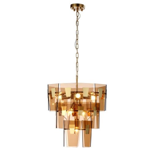 Viokef ISABELLA amber chandelier